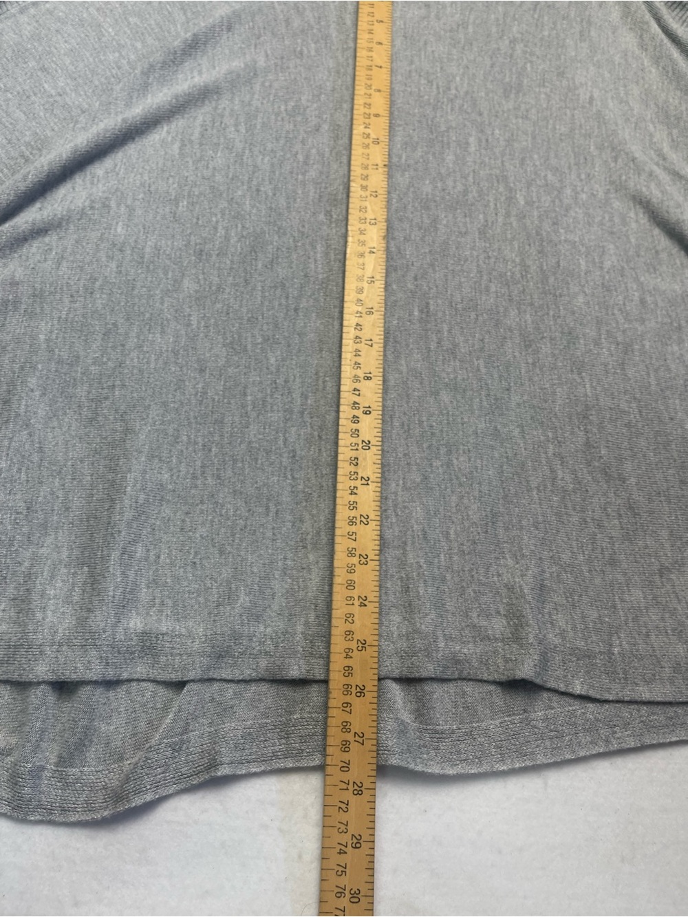 bebe Light Heather Gray Relaxed Knit Cocoon Top - Picture 6 of 10